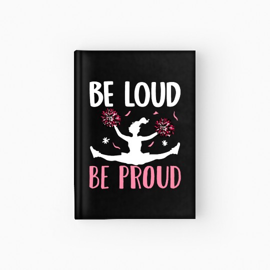 Cheerleading Cheerleader Cheer Hardcover Journal