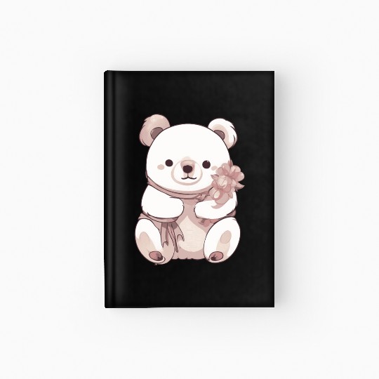 Baby Teddy Bear Hardcover Journal