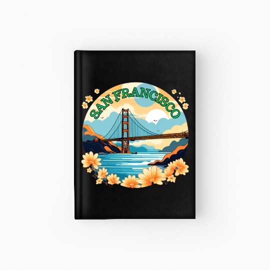 Golden Gate Bridge - San Francisco Hardcover Journal