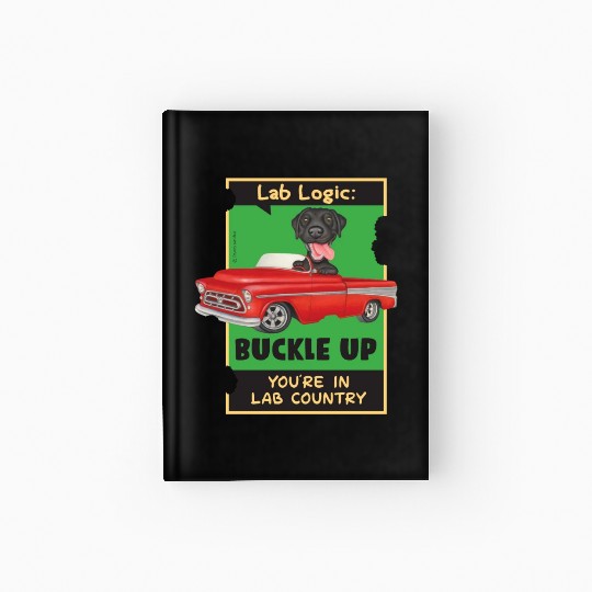 Black Lab Logic Hardcover Journal