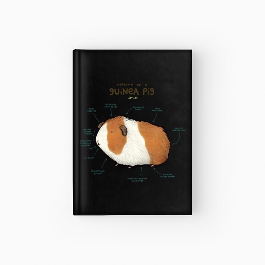 Anatomy of a Guinea Pig Hardcover Journal