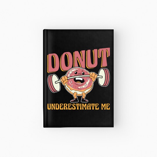 Fitness Donut Donut Gym Hardcover Journal