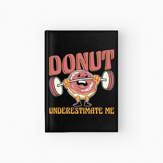 Fitness Donut Donut Gym Hardcover Journal