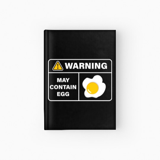 Fried Egg Lover Funny Foodie Hardcover Journal
