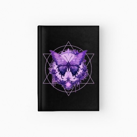 Enchanted Butterfly Witchcraft Fairycore Ethereal Hardcover Journal