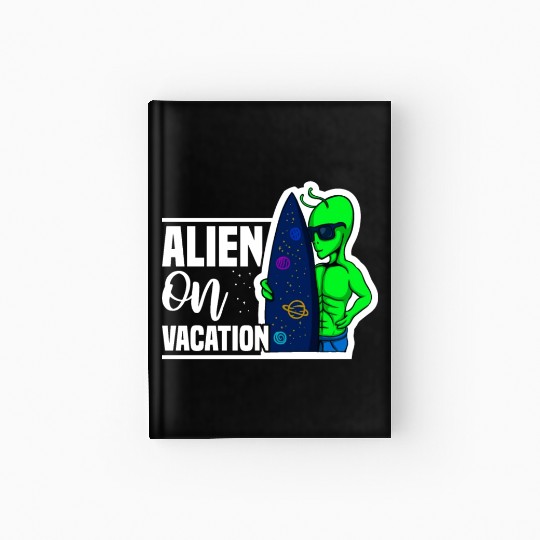 Alien, Aliens, UFO, UAP, Space Unknown Flight Hardcover Journal