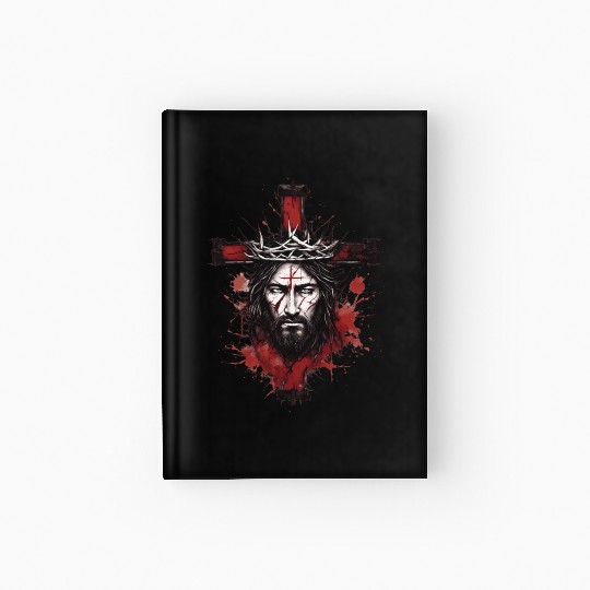 Jesus On The Cross Hardcover Journal