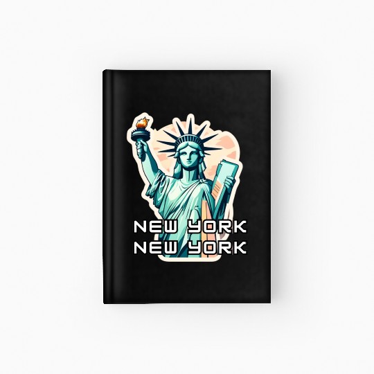 New York - Statue of Liberty Hardcover Journal