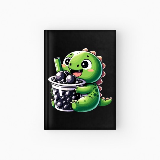 Boba Tea Dragon Kawaii Hardcover Journal