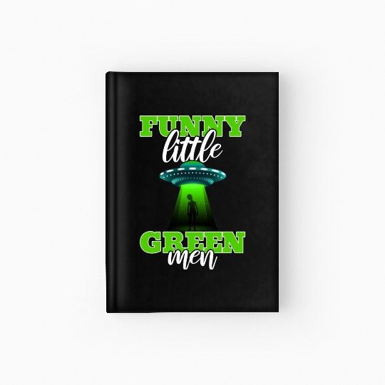 Alien, Aliens, UFO, UAP, Space Unknown Flight Hardcover Journal