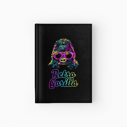 Retro Gorilla Hardcover Journal