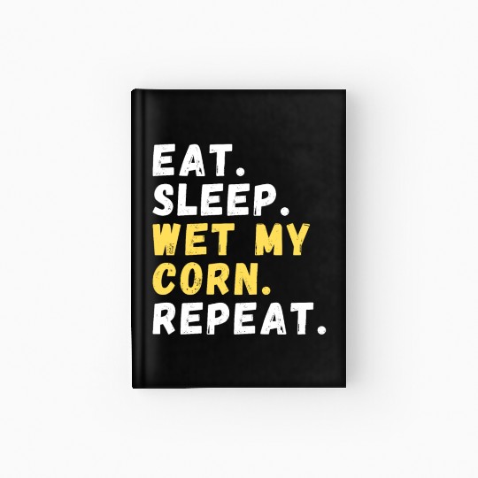 Maize Grower Home Gardening Cornfield Hardcover Journal