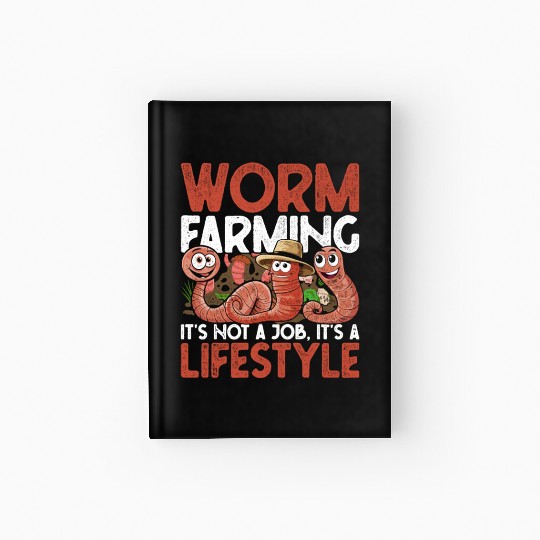 Worm Farming Vermiculture Hardcover Journal