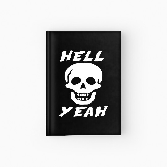 Stone Cold skull hell yeah Hardcover Journal