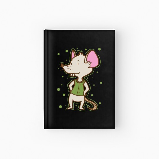 Mouse Nature Cheese Pet Mammal Hardcover Journal