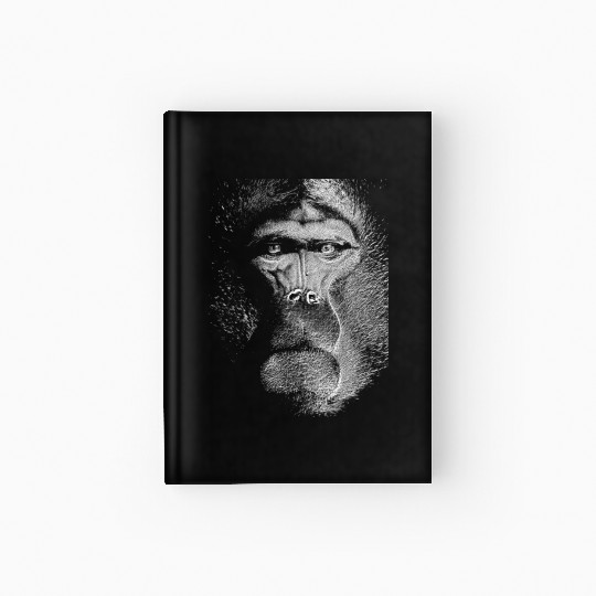 Ape Gorilla Monkey Primate Macaque Chimpanzee Hardcover Journal