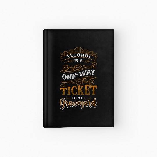 Beer Healthy Sanity New Start Hardcover Journal