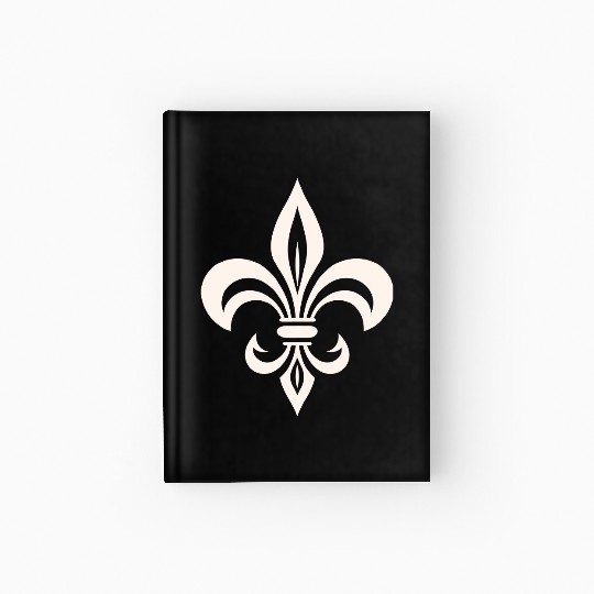 Simple French lily Logo Hardcover Journal