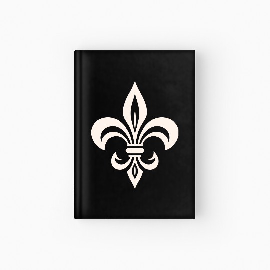 Simple French lily Logo Hardcover Journal