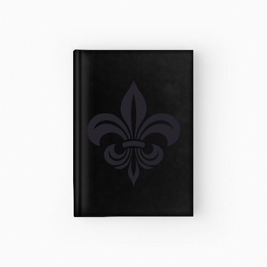 Simple French lily Design Hardcover Journal