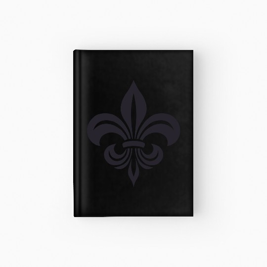 Simple French lily Design Hardcover Journal