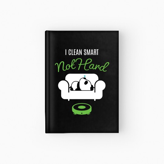 Panda Bear Panda I Clean Smart Hardcover Journal