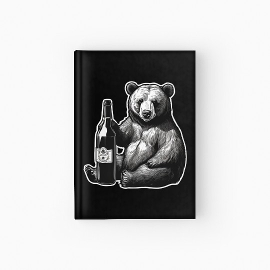 grizzly bear Hardcover Journal