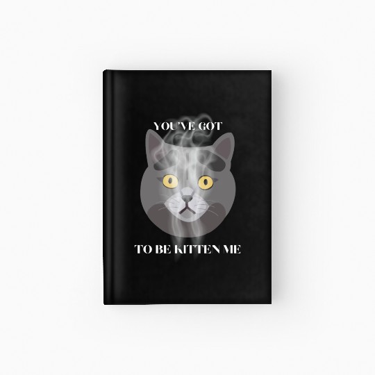 Surprise Funny Cat Hardcover Journal