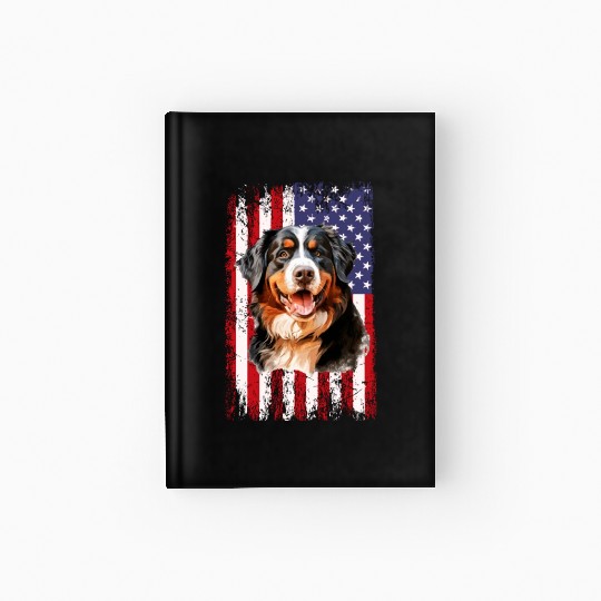 bernese mountain dog Hardcover Journal