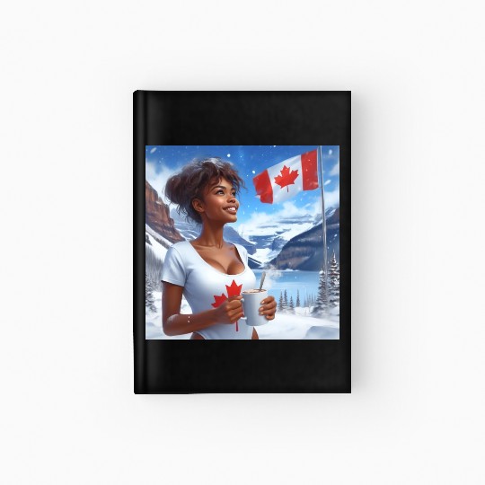 Canadian Winter Snow in Banff Canada Hardcover Journal