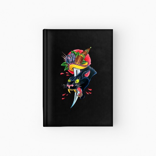 Angry Panther Hardcover Journal