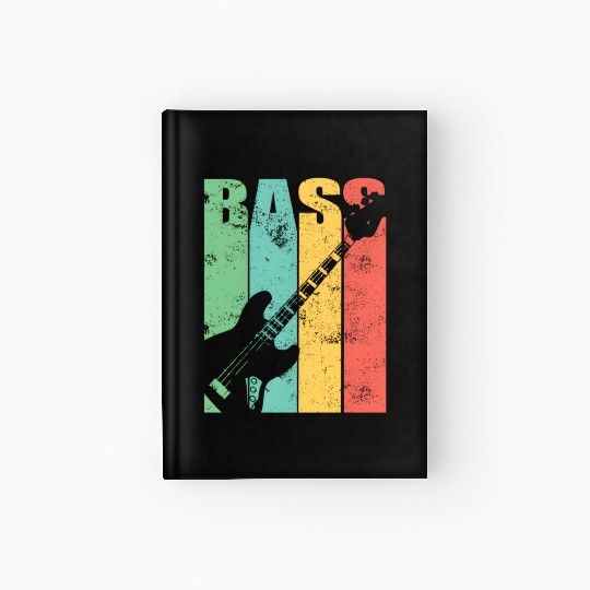 Bass Guitar Hardcover Journal