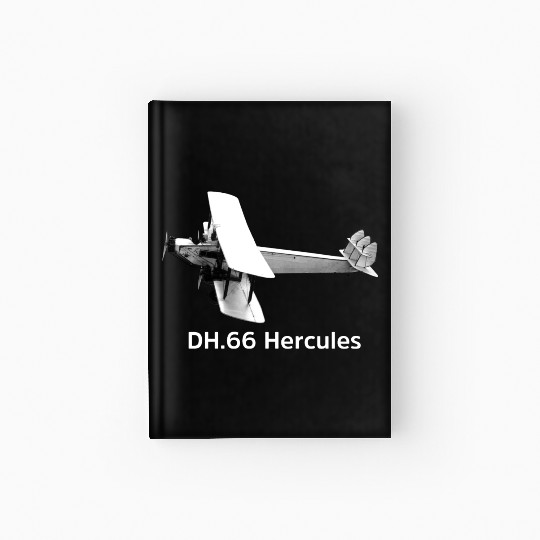 DH66 Hercules Aircraft Hardcover Journal