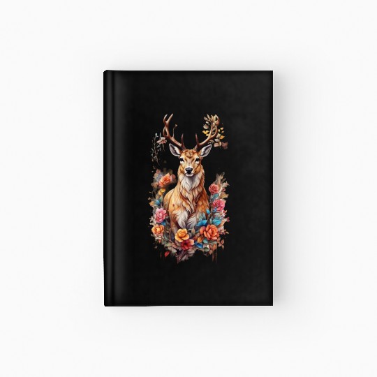 Majestic Stag:Power Amidst Breathtaking Wilderness Hardcover Journal