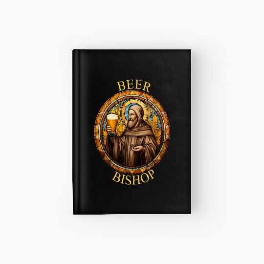 Brewed Blessings: Stained Glass Bishop Hardcover Journal