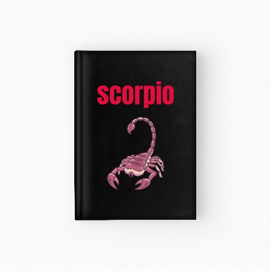 Scorpio Zodiac Sign, Astrology, Horoscope Hardcover Journal