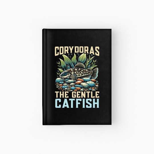 Corydoras Catfish Fish Lover Freshwater Aquarium Hardcover Journal