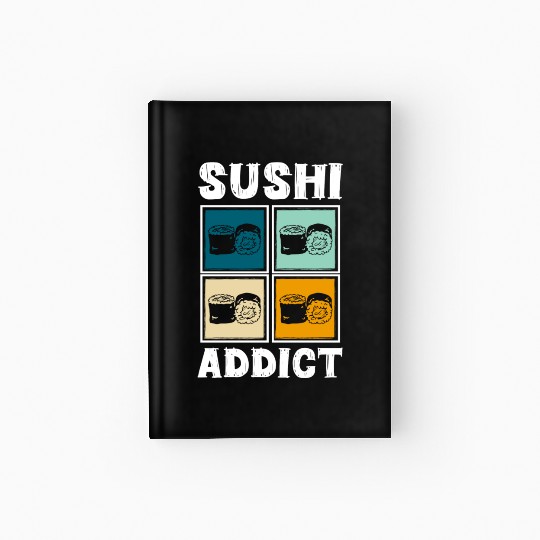 Sushi Delicious Kawaii Cuisine Hardcover Journal
