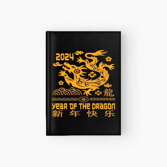 Zodiac Chinese New Year 2024 | Year Of The Dragon Hardcover Journal
