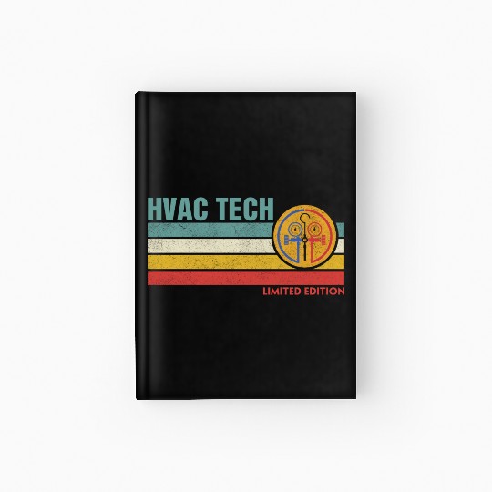 HVAC Technician Limited Edition Funny HVAC Mechani Hardcover Journal