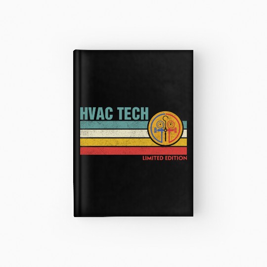 HVAC Technician Limited Edition Funny HVAC Mechani Hardcover Journal