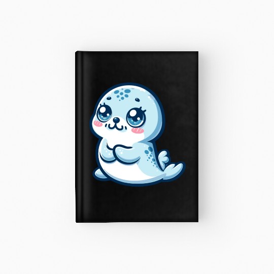 Graceful Seal Serenity Hardcover Journal