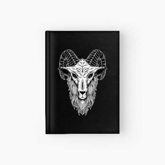 Baphomet Goat Devil Head Hardcover Journal