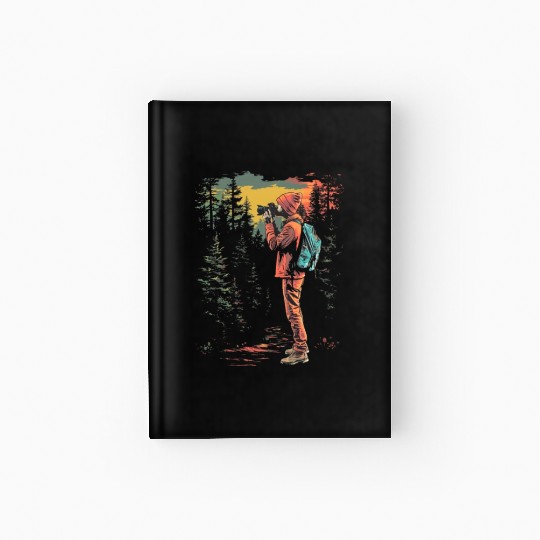 Photography Forest Nature Photographer Camera Hardcover Journal