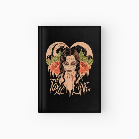 Toxic Love Valentine Couple Gift Hardcover Journal