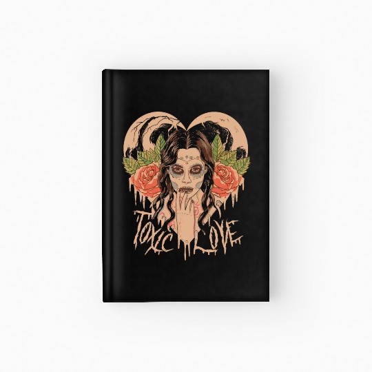 Toxic Love Valentine Couple Gift Hardcover Journal