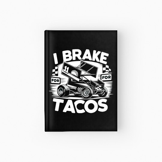 Sprint Car Mom Dirt Track Racing Racing Race Day Hardcover Journal