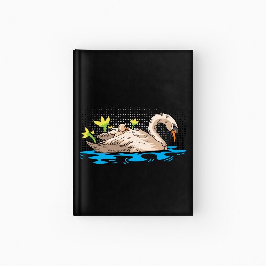 Mother Child Swan Zookeeper Gift Hardcover Journal