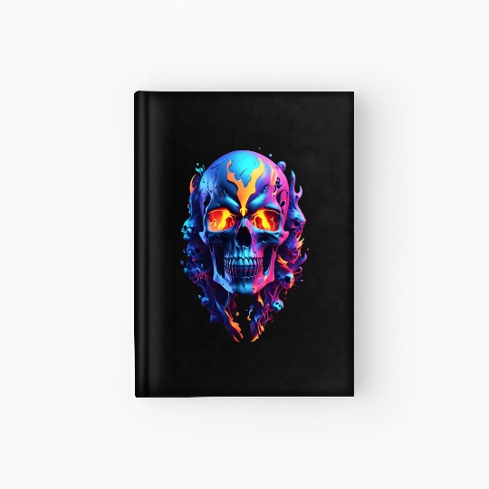Art Skull Hardcover Journal