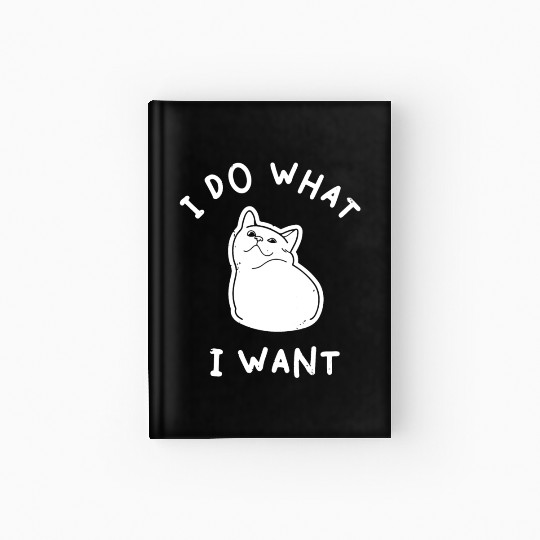 Cat Drawing for a Cat Lover Hardcover Journal